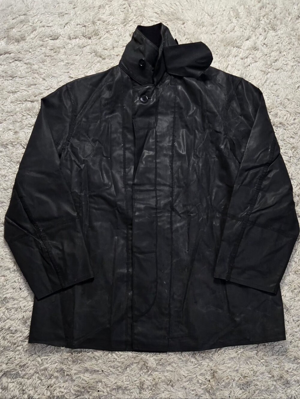 VTG 1943 Naval Rubbersized Rain Deck Jacket 42-44